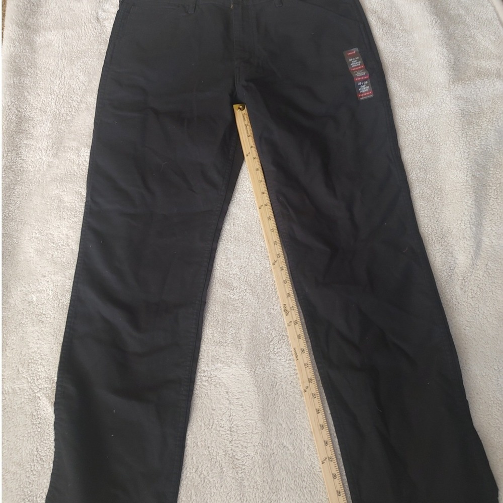 Levi's 511 Slim Fit Chinos Mens 30x34 Black NWT Stretch Twill Trousers Pants